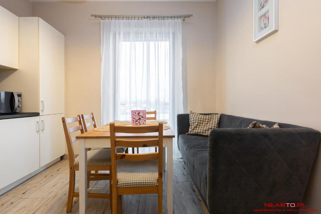 Kuchyňa alebo kuchynka v ubytovaní Apartments Nearto Old Town Rakowicka