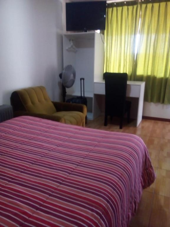 Postel nebo postele na pokoji v ubytování Misti Hostel B&B