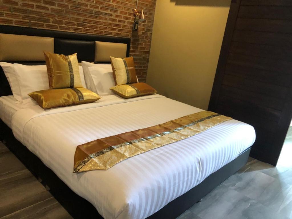 Postel nebo postele na pokoji v ubytování Buddies Loft Samet