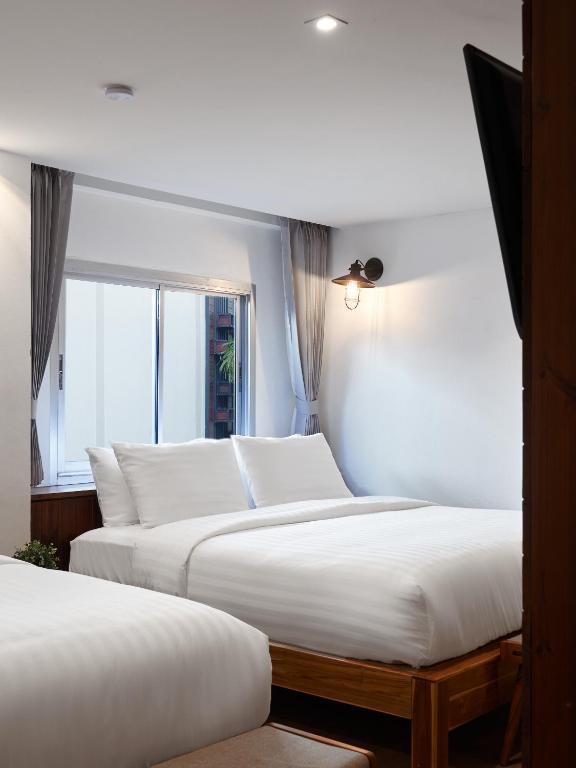 Postel nebo postele na pokoji v ubytování P2 Wood Loft
