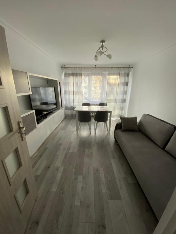 TV a/nebo společenská místnost v ubytování Apartament Zacisze