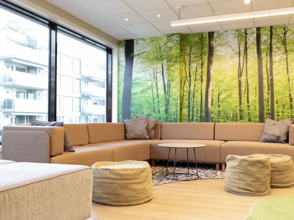 Posezení v ubytování Oslo Hostel Rønningen