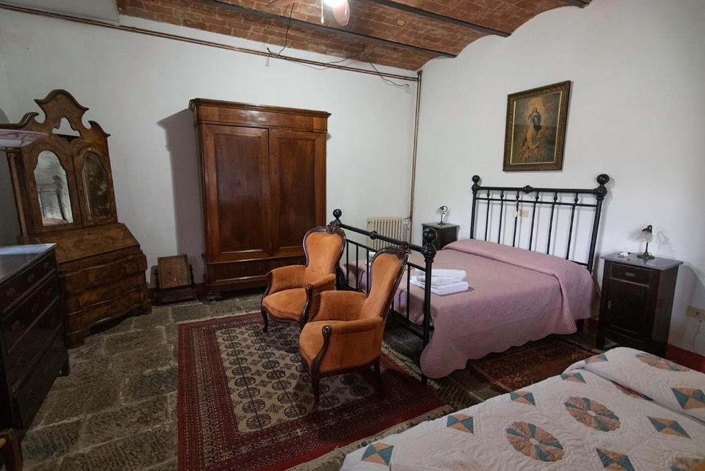 Posteľ alebo postele v izbe v ubytovaní Agriturismo La Fontaccia