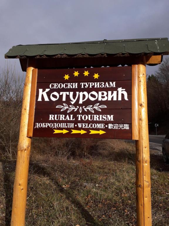 Certifikát, hodnocení, plakát nebo jiný dokument vystavený v ubytování Turizam Koturovic