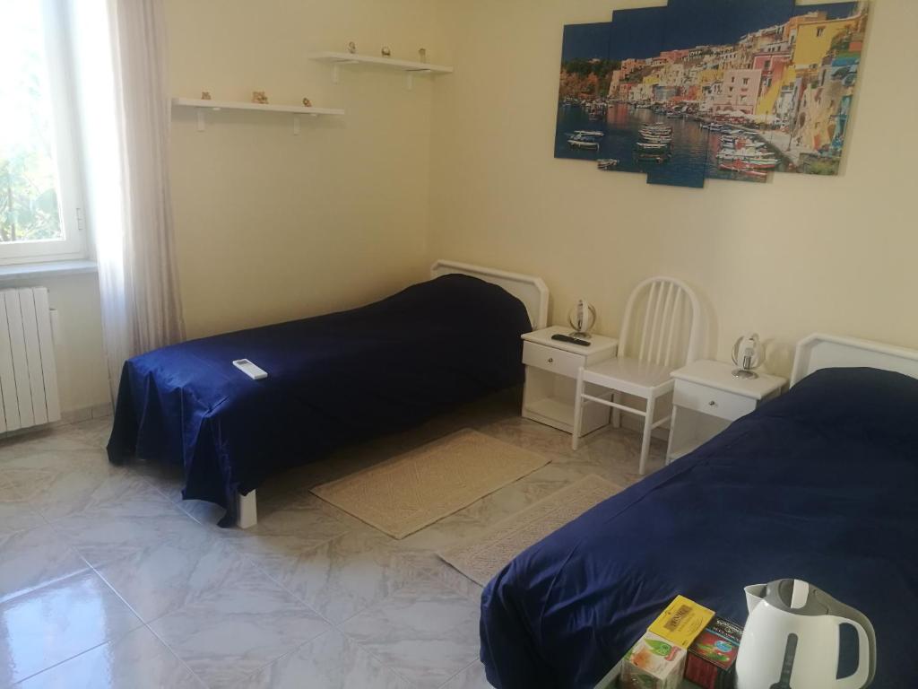 Postel nebo postele na pokoji v ubytování Antoniet