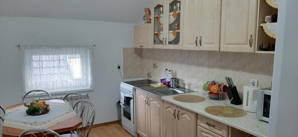 Kuchyň nebo kuchyňský kout v ubytování Homestay Renata