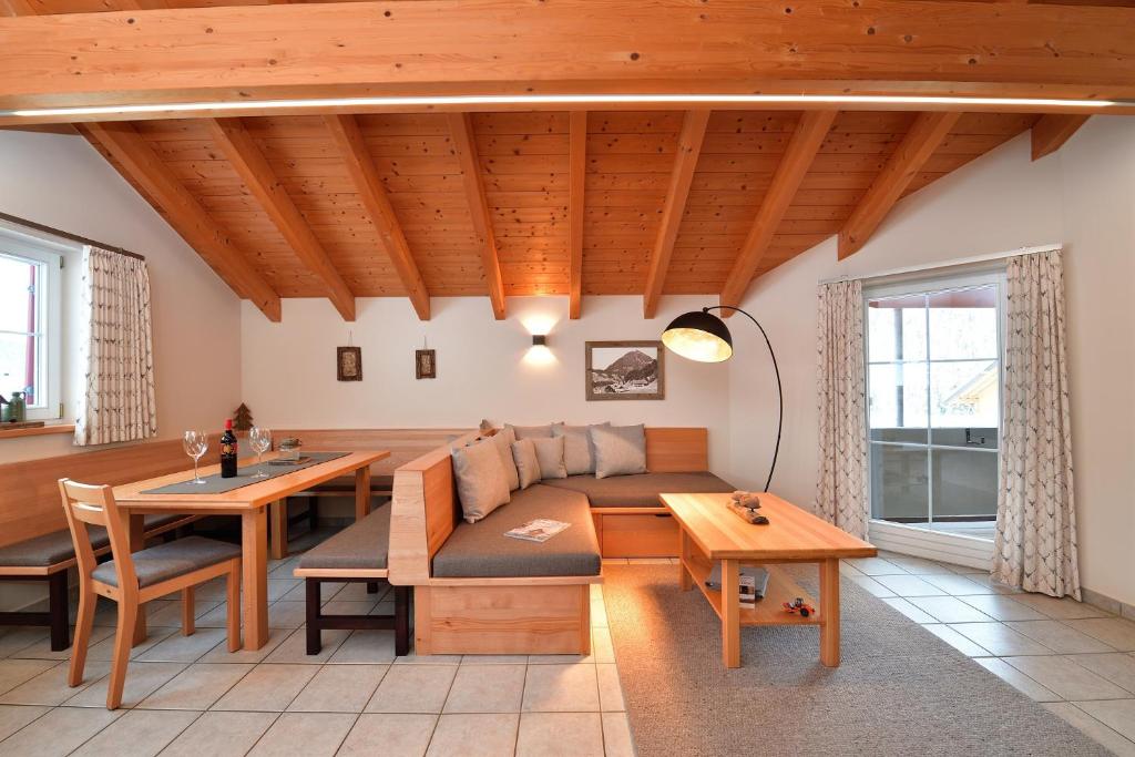 Posezení v ubytování Haus im Wäldle