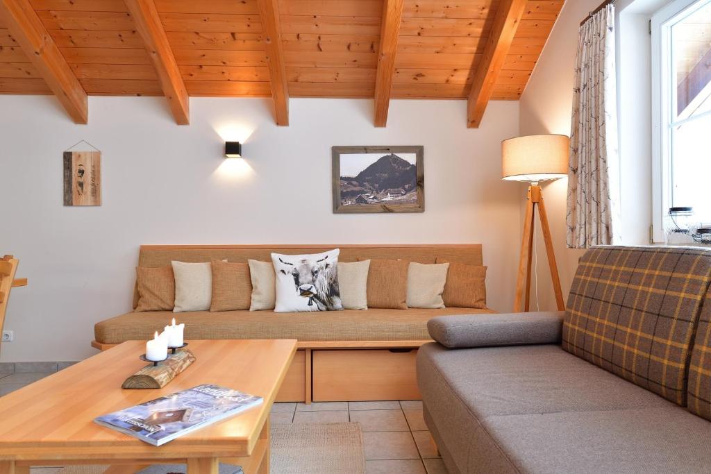 Posezení v ubytování Haus im Wäldle