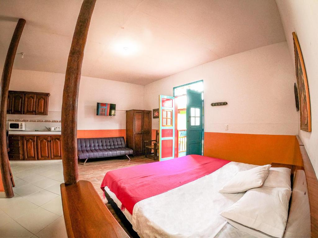 Postel nebo postele na pokoji v ubytování Jardín by Bernalo Hotels