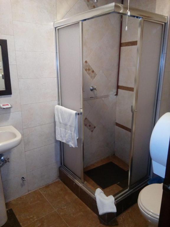 Koupelna v ubytování Hotel Saint Thomas