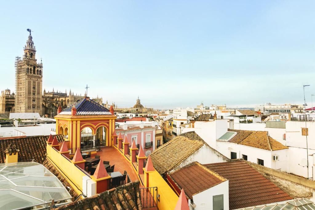 A general view of Sevilla or a view of the city taken from a szállodákat