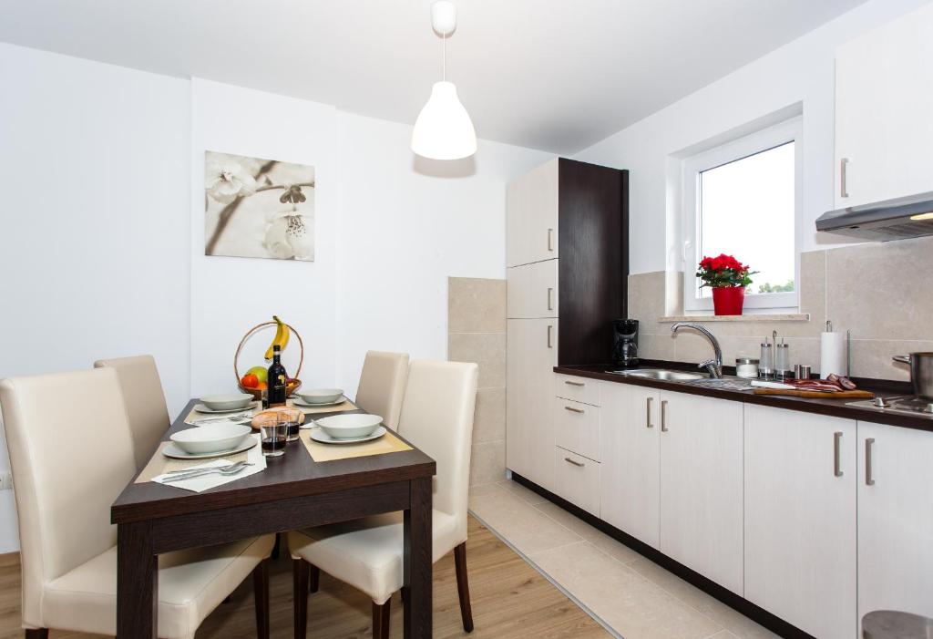 Kuchyň nebo kuchyňský kout v ubytování Palmer Residence Krk
