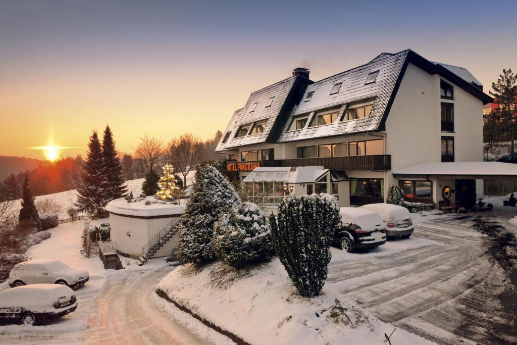 Hotel Panorama v zimě