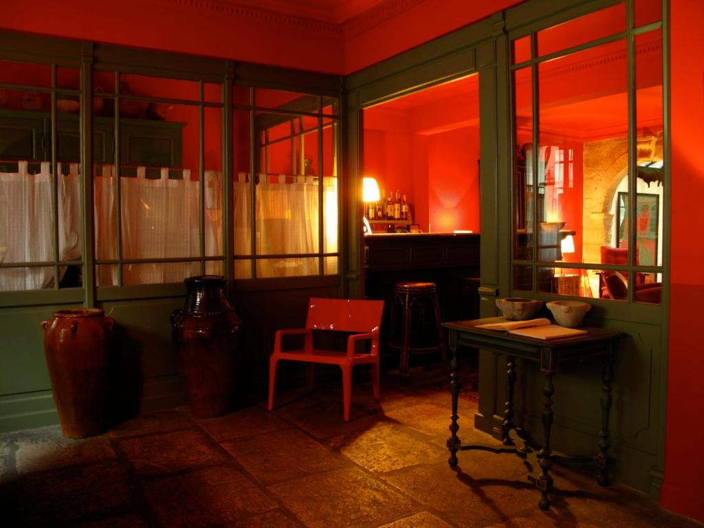 Posezení v ubytování Hotel Les Templiers