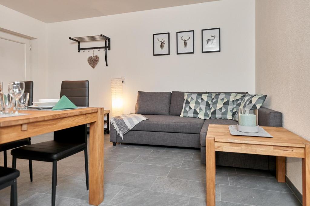 Posezení v ubytování Appartement Alpen Flair