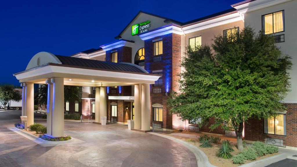 a hotel with a gazebo in front of a building at Holiday Inn Express & Suites Midland Loop 250, an IHG Hotel in Midland