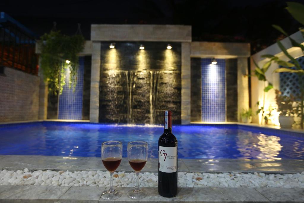 Bazén v ubytování Tan Doan An Bang center beach villas nebo v jeho okolí