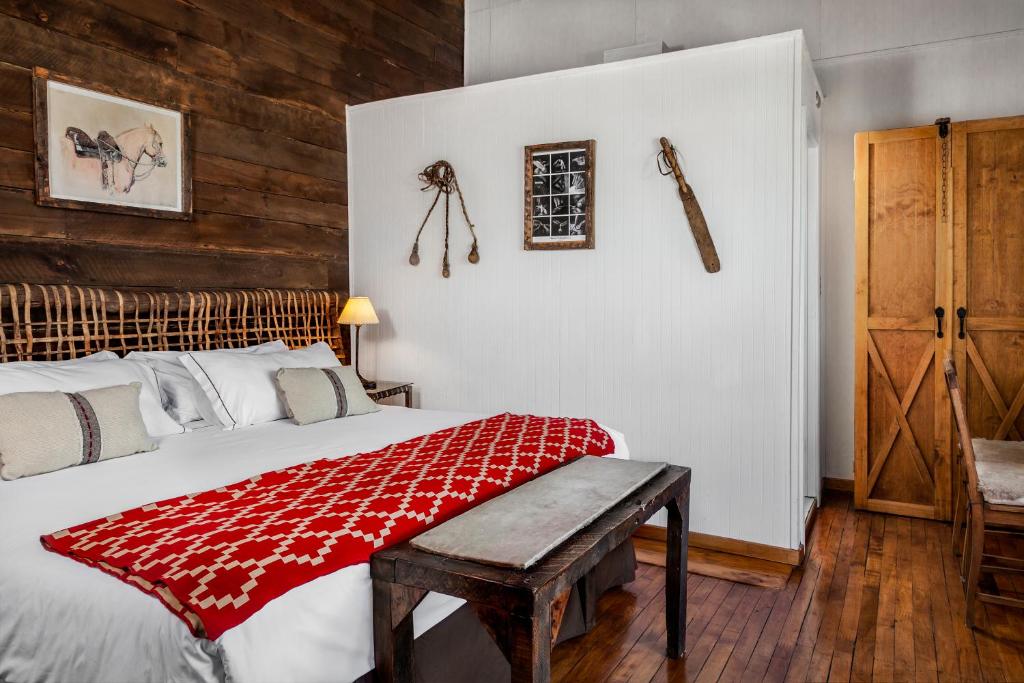 Postel nebo postele na pokoji v ubytování Hotel Boutique La Yegua Loca