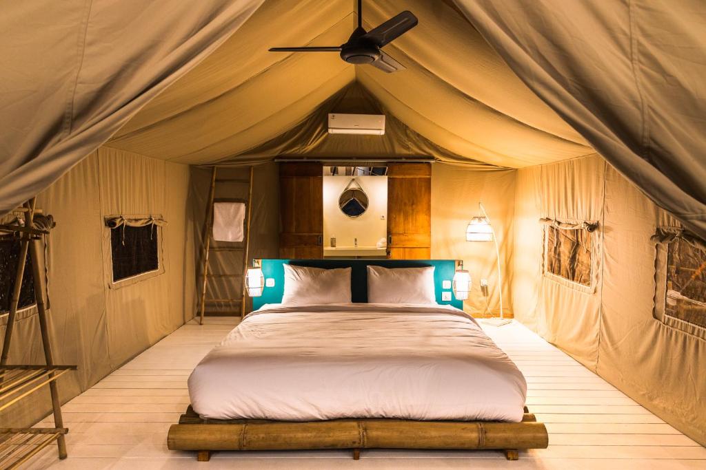 Voodi või voodid majutusasutuse Autentik Penida "Glamping" - Adults only toas
