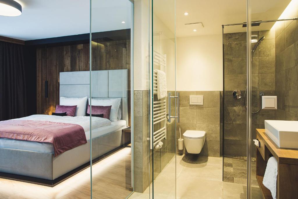 Kúpeľňa v ubytovaní Austria Aparthotel