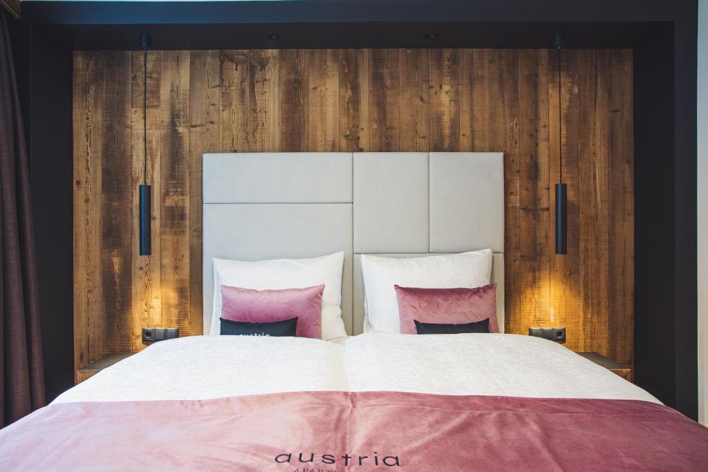 Posteľ alebo postele v izbe v ubytovaní Austria Aparthotel