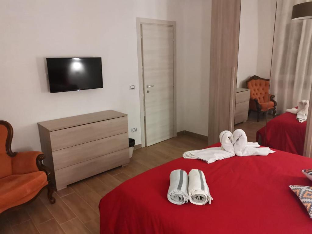 A television and/or entertainment centre at B&B Belli Dentro