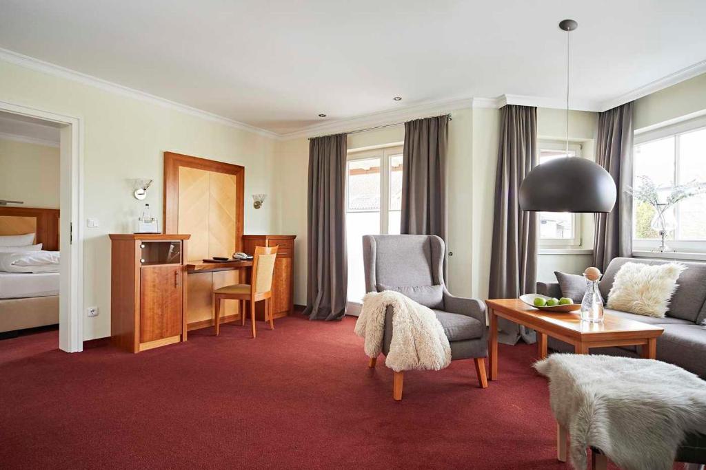 Postel nebo postele na pokoji v ubytování Hotel Rosenstock - Erwachsenenhotel - Adults only 15 plus