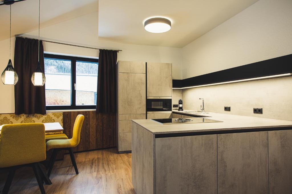 Kuchyňa alebo kuchynka v ubytovaní Austria Aparthotel