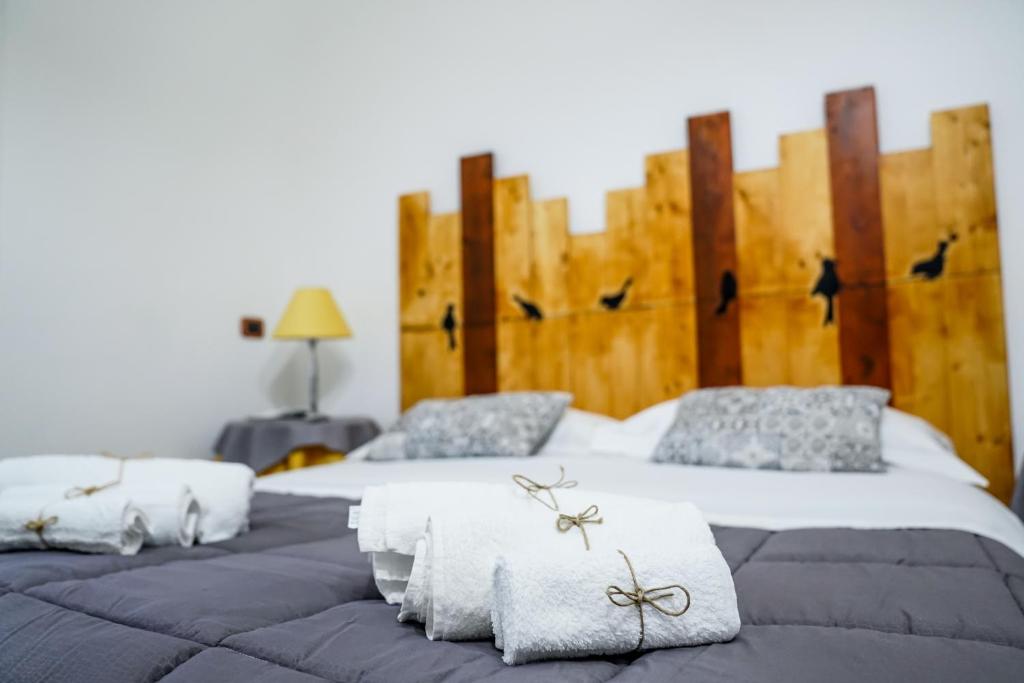 Postel nebo postele na pokoji v ubytování il MaRì