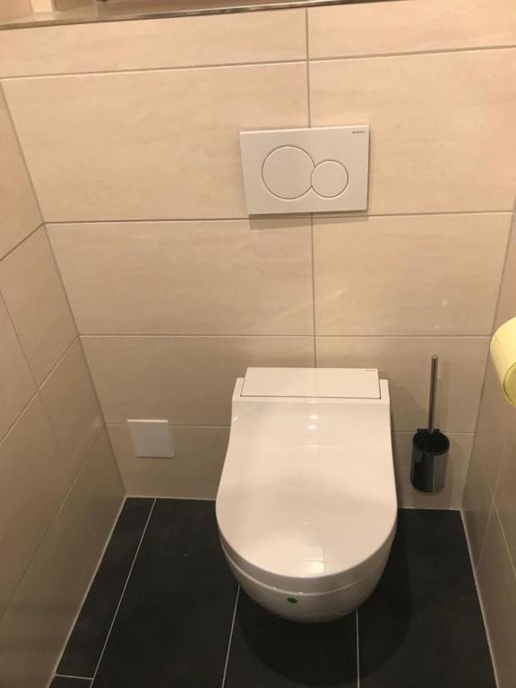 Koupelna v ubytování Appartements Hirner