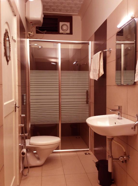 Koupelna v ubytování Veda Wellness B&B and Yoga Centre