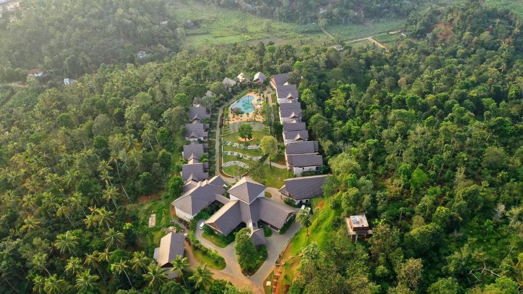 Letecký snímek ubytování Morickap Resort