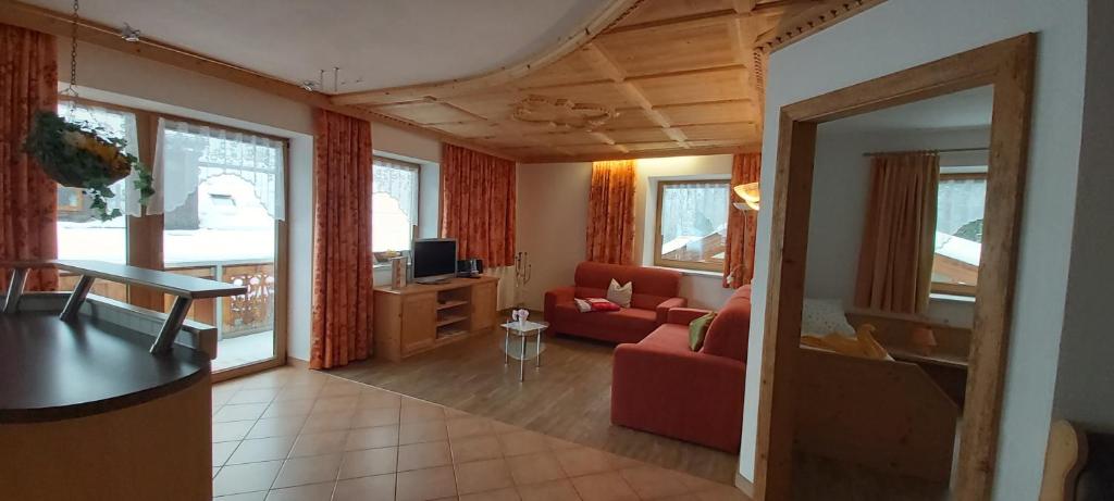 Posezení v ubytování Romantikferienhaus am Brändle
