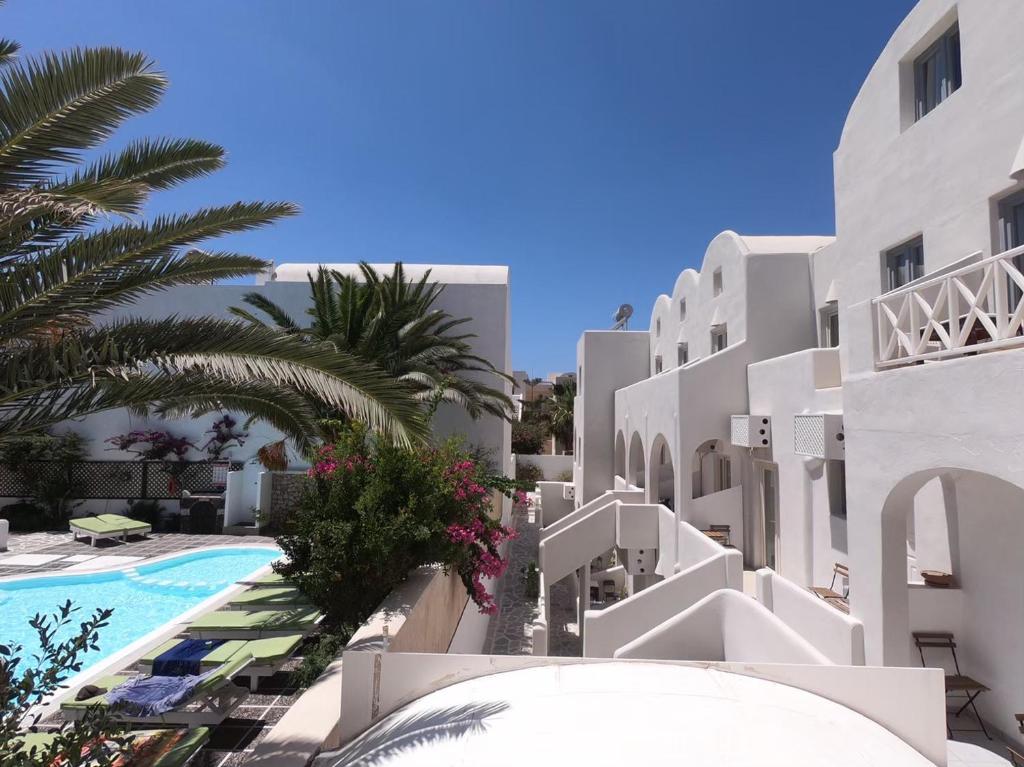 Πισίνα στο ή κοντά στο Anny Studios & Rooms Perissa Beach