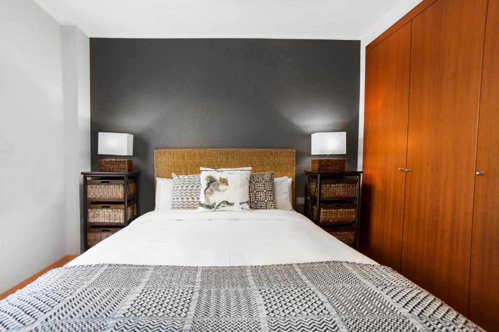 Postel nebo postele na pokoji v ubytování Apartaments El Floc