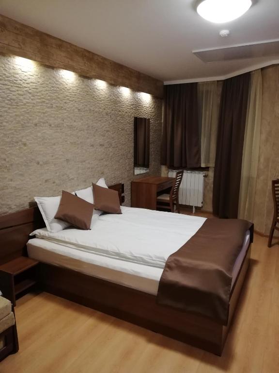 Postel nebo postele na pokoji v ubytování HQ apartments Villa Park