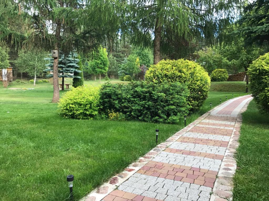 Vonkajšia záhrada v ubytovaní Agroturystyka Leśna Dolinka