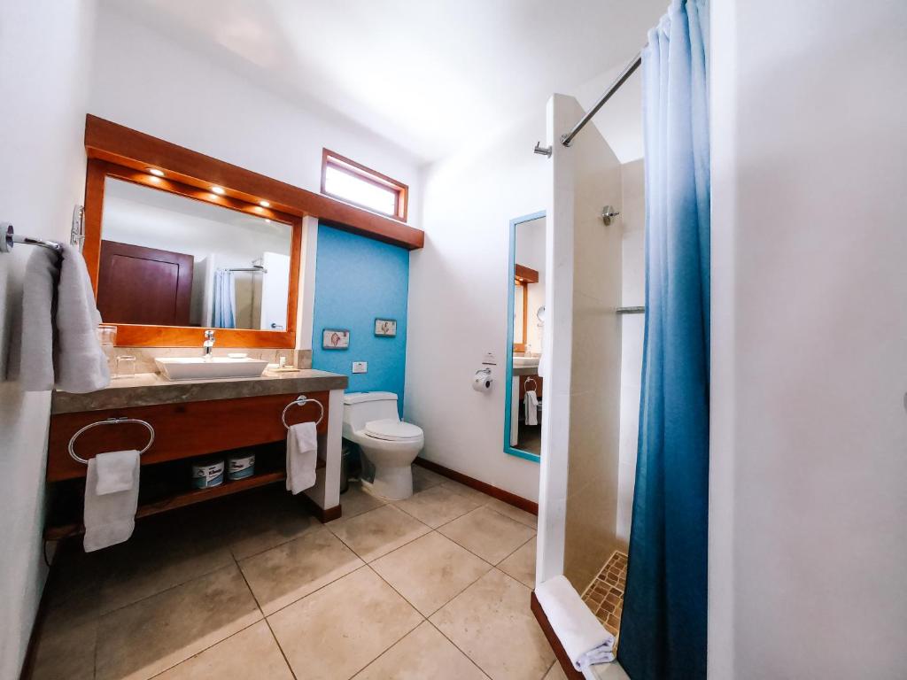 Koupelna v ubytování Hotel Cucuve