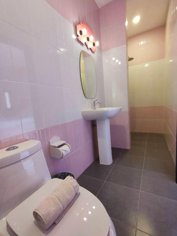 Koupelna v ubytování Bedvilla Chiangrai