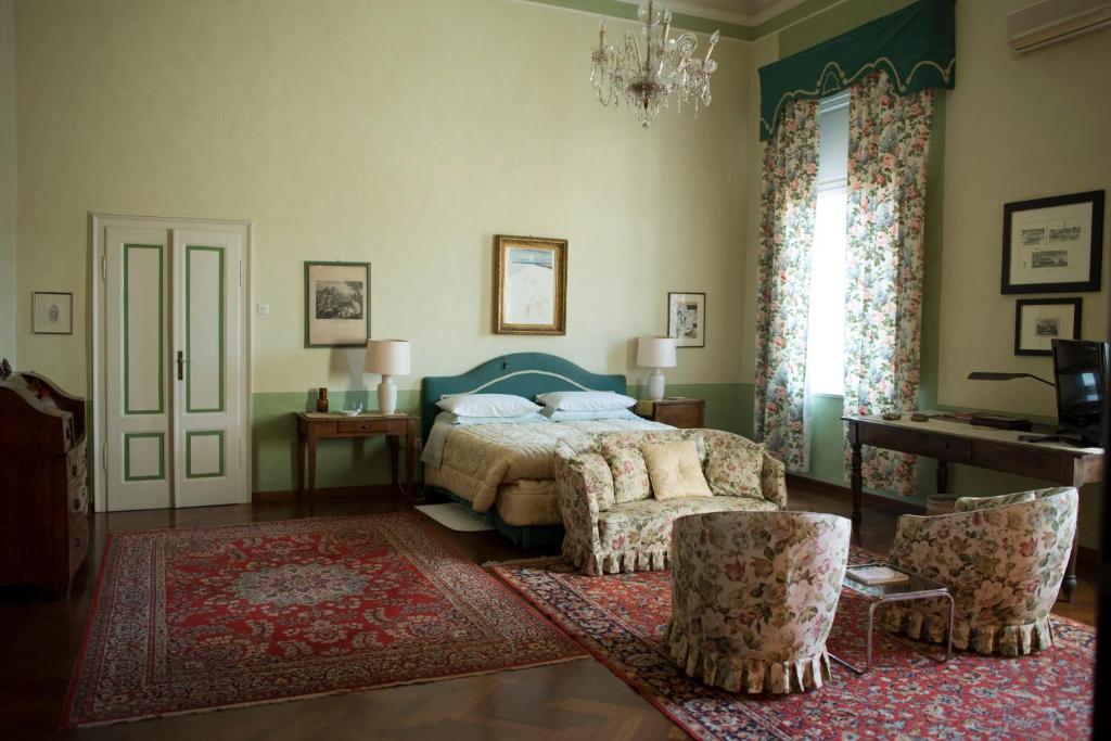 Posezení v ubytování Palazzo Arrivabene B&B