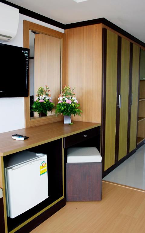 Kuchyň nebo kuchyňský kout v ubytování Cordial serviced apartment