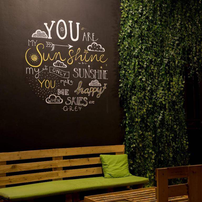 Posezení v ubytování Tuk Tuk Hostel Negombo