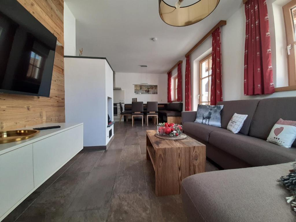 Posezení v ubytování Alpin Residenz Panoramabahn Kitzbühel