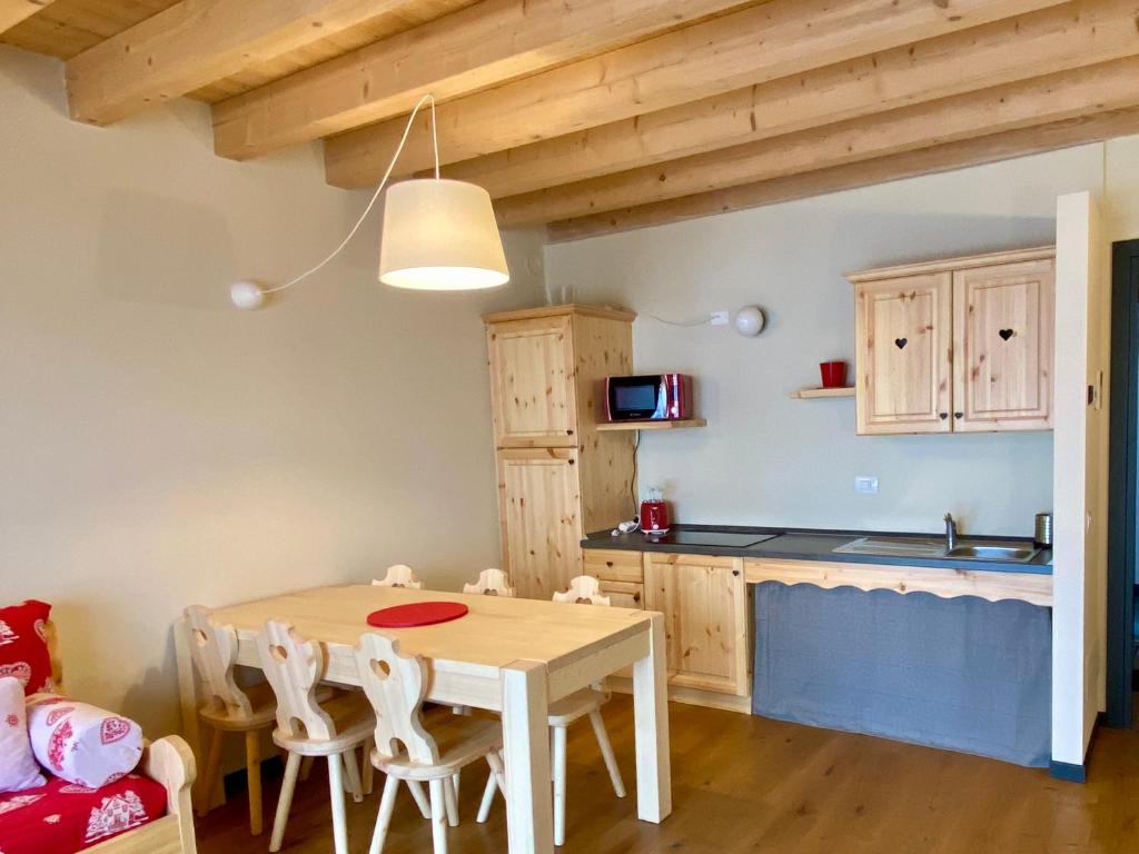 Kuchyň nebo kuchyňský kout v ubytování Chalet Ronchi - Foppolo Ski
