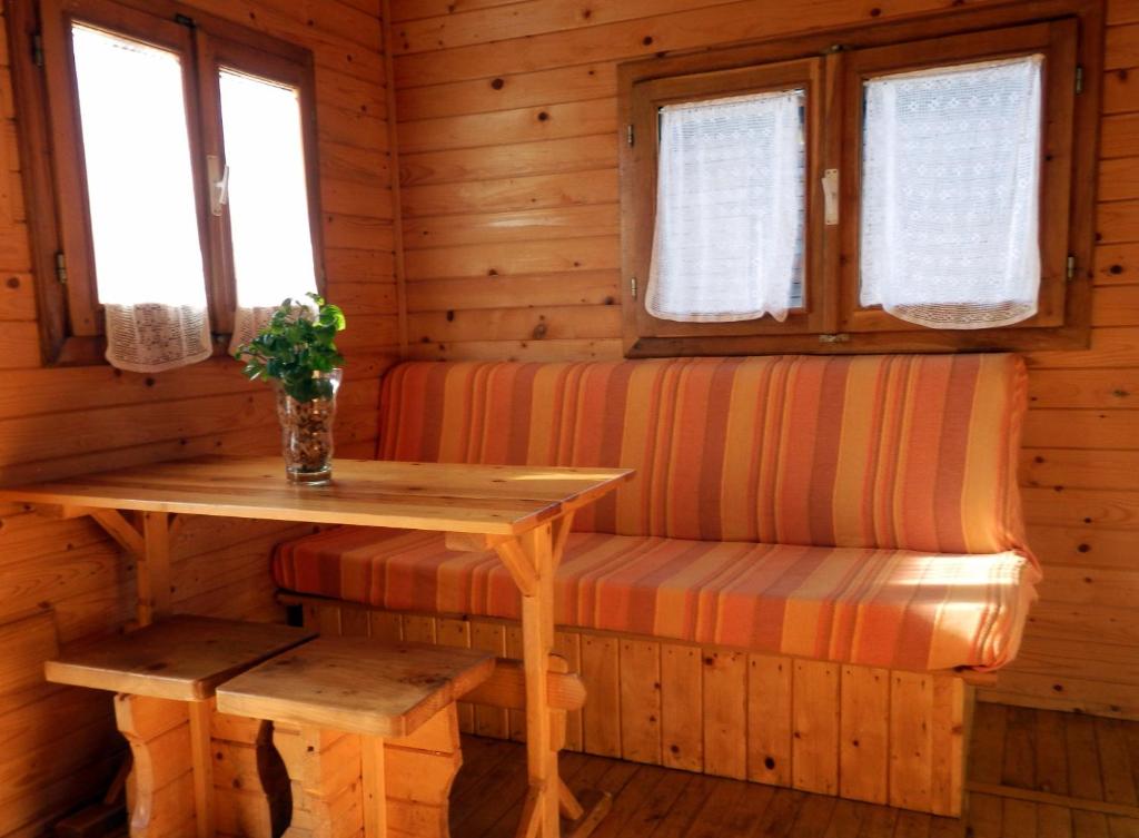Posezení v ubytování Camping Can Fosses