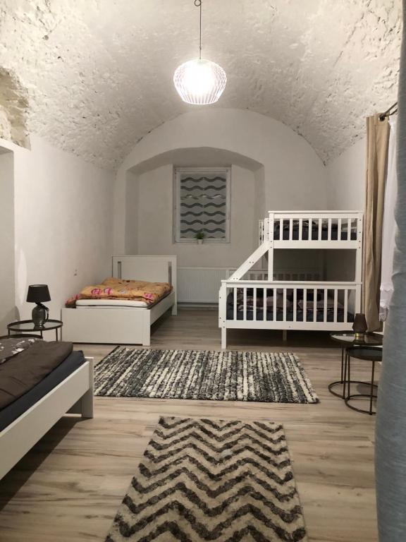 Postel nebo postele na pokoji v ubytování Witrich apartman