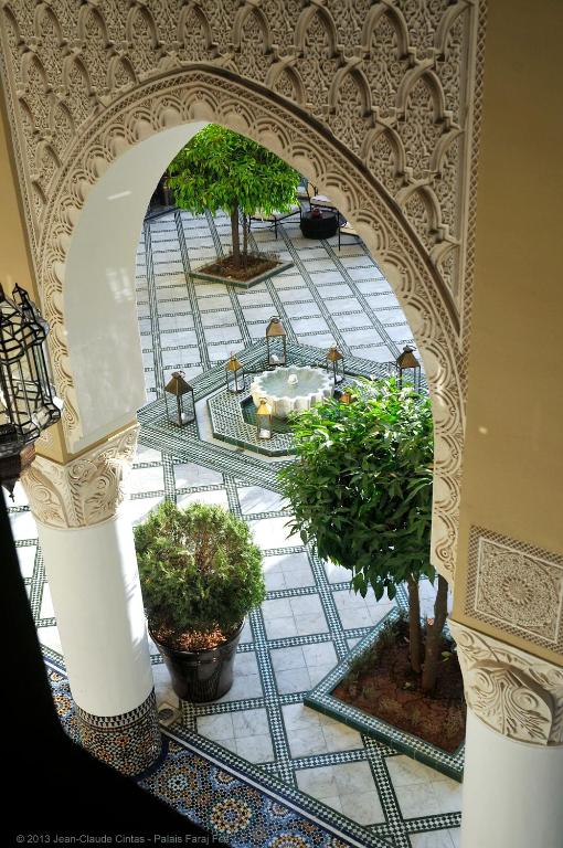 Jardin de l'établissement Palais Faraj Suites & Spa