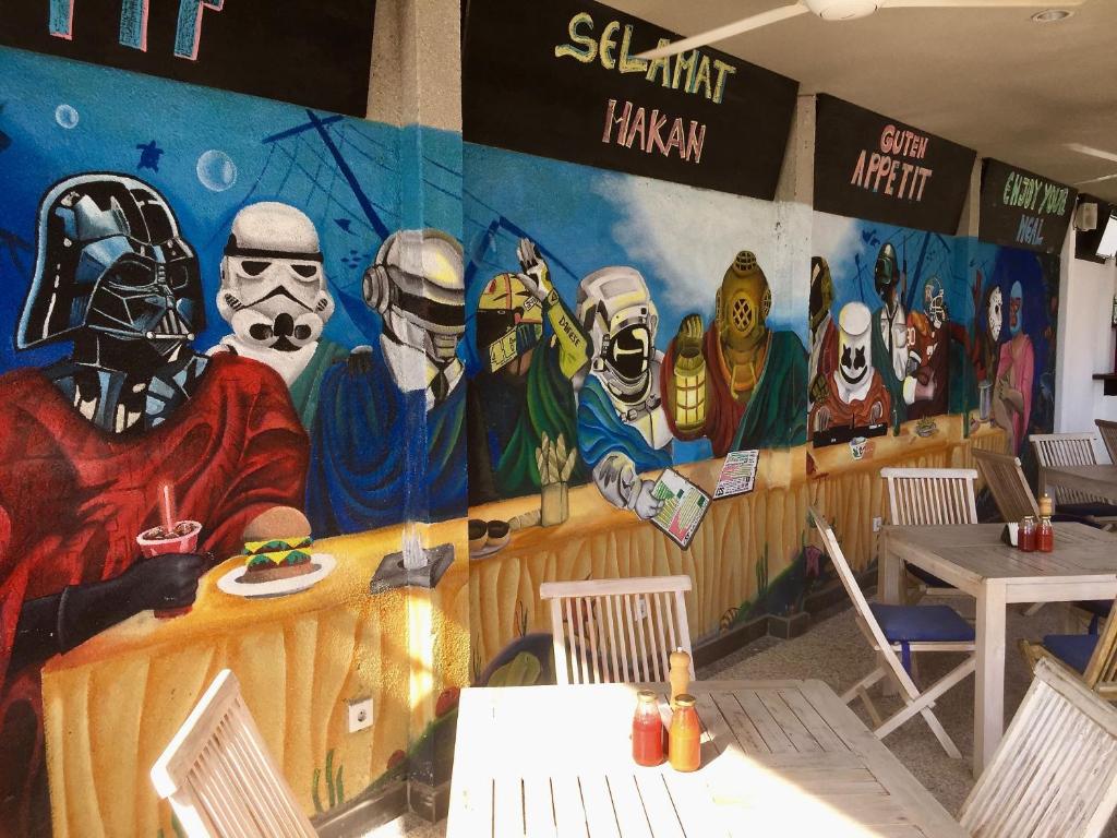 Restoran või mõni muu söögikoht majutusasutuses Dream Divers Resort