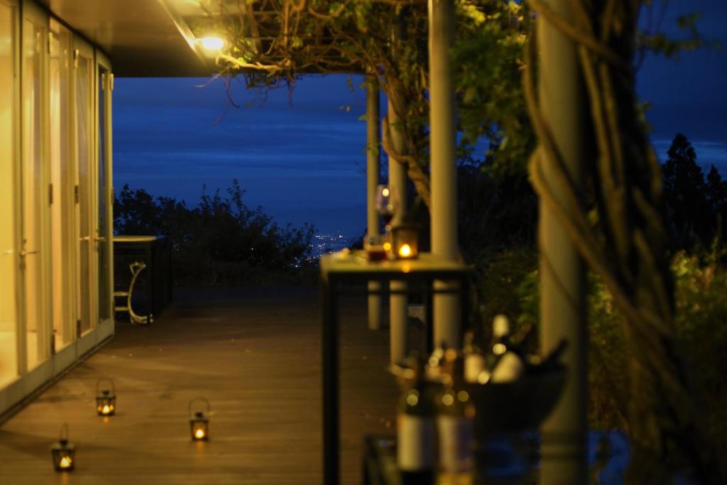 Balkón nebo terasa v ubytování L'Hotel de Hiei