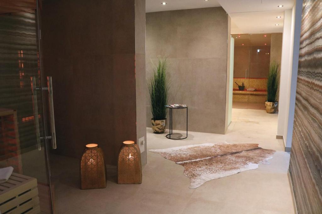 Koupelna v ubytování salinenparc Design Budget Hotel
